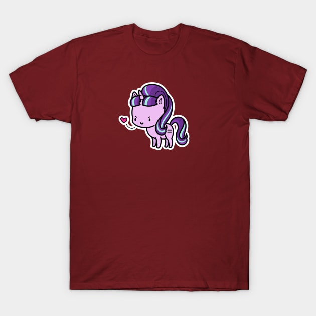 Starlight Glimmer (evil) chibi T-Shirt by Drawirm